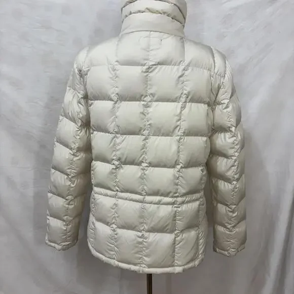 Lauren by Ralph Lauren cream puffer jacket size Large - Picture 3 of 8